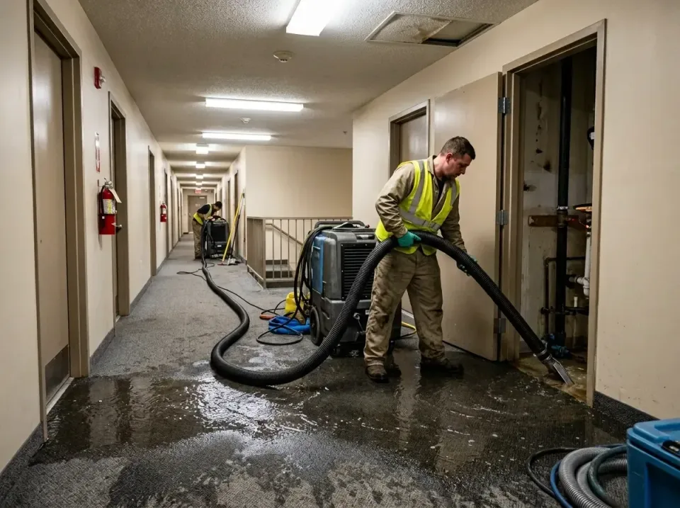 multi-unit-apartment-hallway-f-005 — frequently asked questions, Emergency Burst Pipe Water Extraction & Removal in Esperanc…